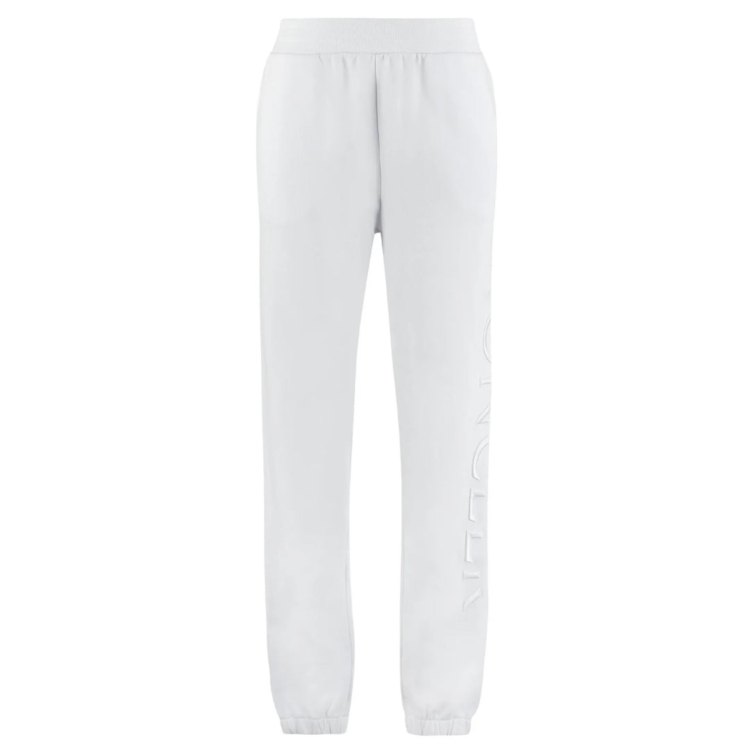 Moncler Womens 8H0001480451 001 Sweatpants White - Style Centre Wholesale