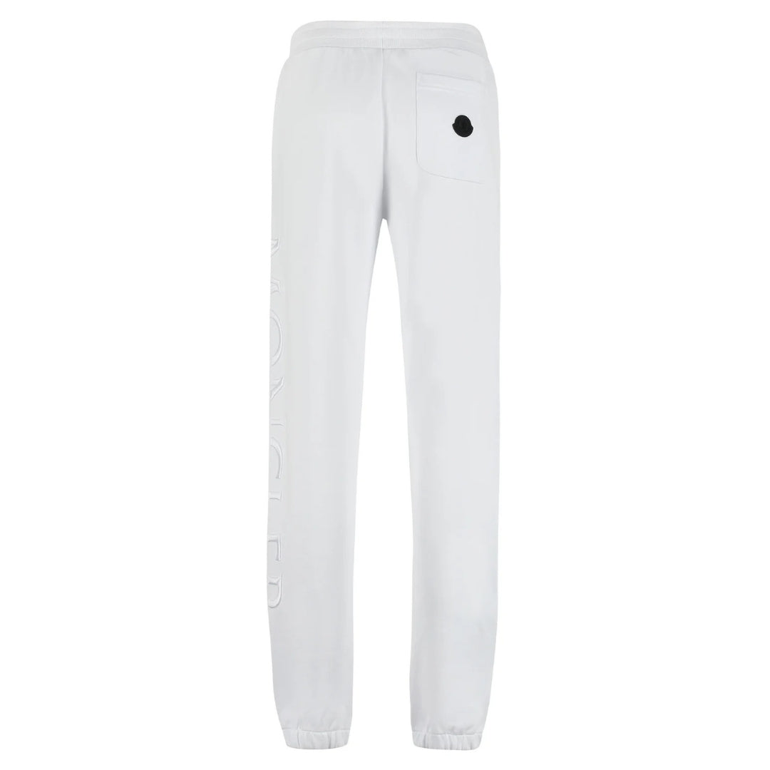 Moncler Womens 8H0001480451 001 Sweatpants White - Style Centre Wholesale