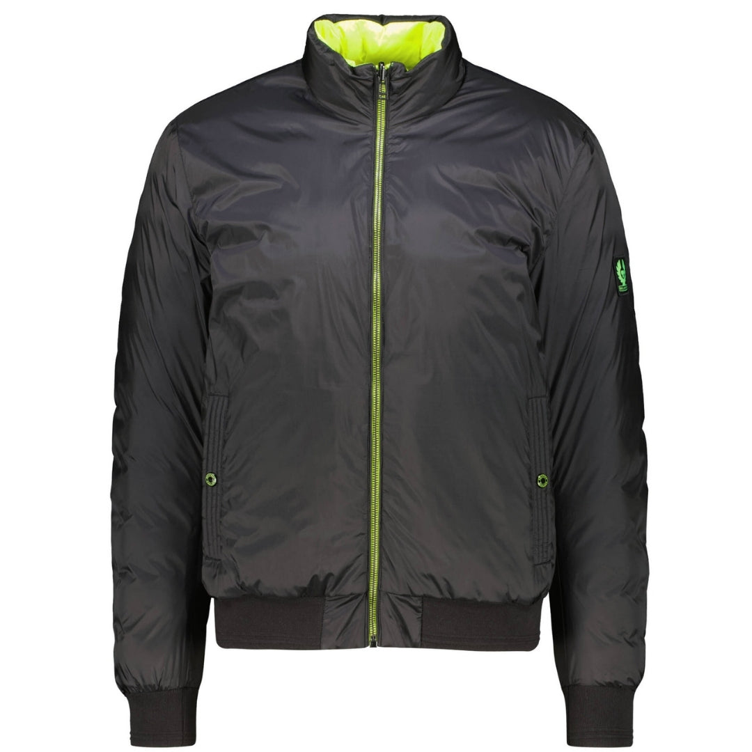 Belstaff Mens Reversible Flash Circuit Jacket Bknyl Jacket Black - Style Centre Wholesale