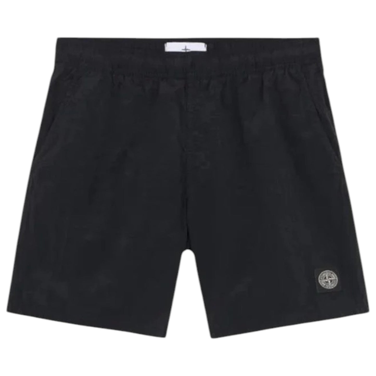 Stone Island, Brushed Nylon Navy, Compass Patch Swim Shorts