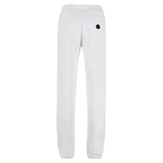 Moncler Womens 8H0001480451 001 Sweatpants White - Style Centre Wholesale