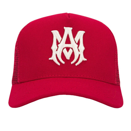 Amiri Red Trucker Hat
