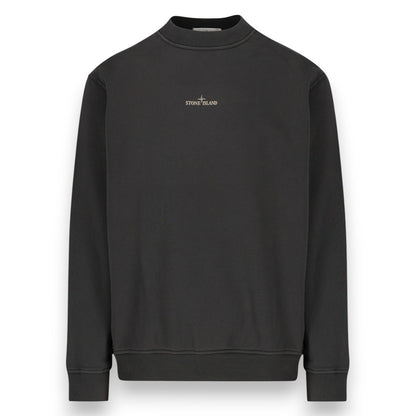 Stone Island, Lead Grey Oversized Sweatshirt - True Labels