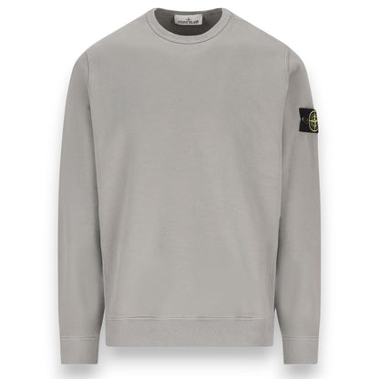 Stone Island, Cement Grey Organic Sweatshirt - True Labels