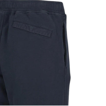 Stone Island, Navy Fleece Joggers Organic Cotton