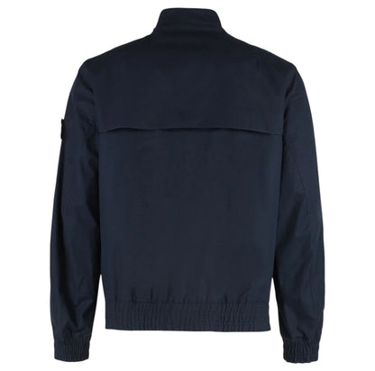 Stone Island, Weatherproof Cotton Canvas Navy Ghost Jacket