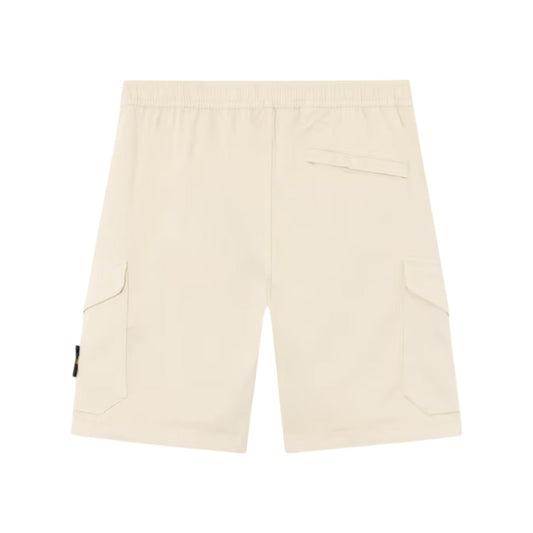Stone Island Organic Stretch Cotton  Satin Sand Shorts