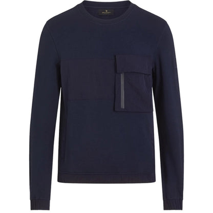 Belstaff Mens Spinnaker Jumper Dark Ink - Style Centre Wholesale