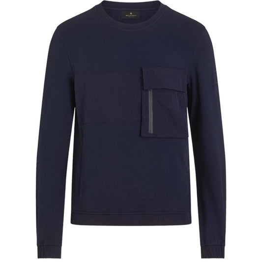 Belstaff Mens Spinnaker Jumper Dark Ink - Style Centre Wholesale
