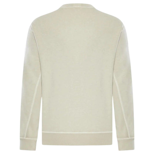 Stone Island, Compass Patch Crewneck Sweatshirt - Sand