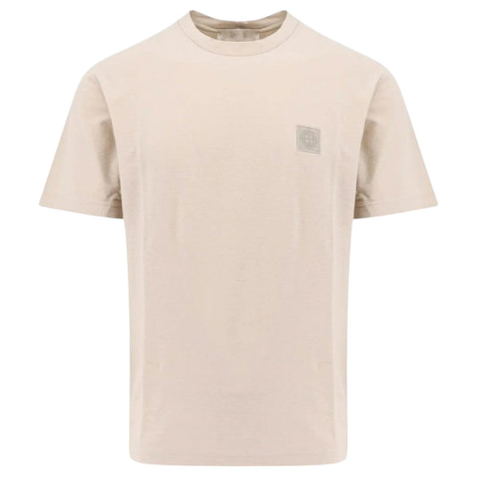 Stone Island, Ghost Crewneck T-Shirt - Beige